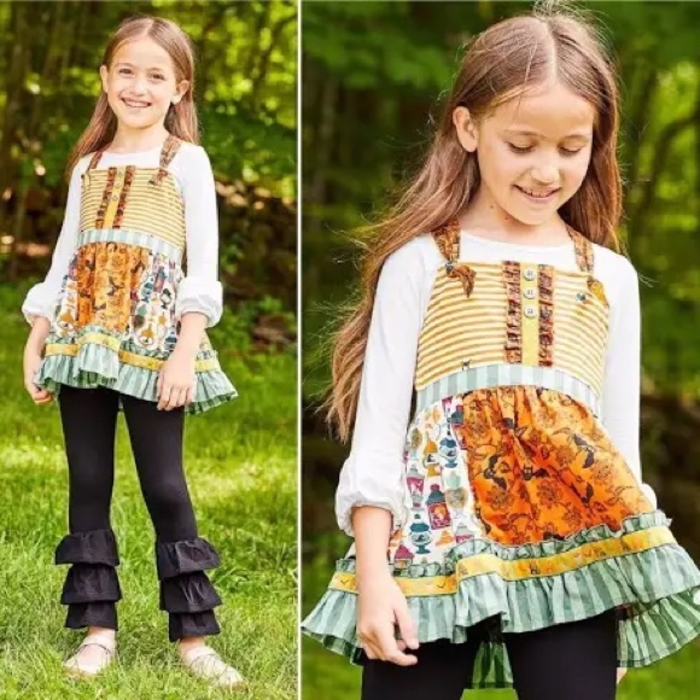 Matilda Jane trick or treat knotted top